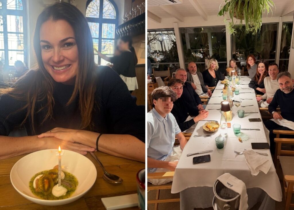 Alena Seredova festeggia i 48 anni con una cena con famiglia e amici: foto Alena Seredova festeggia i 48 anni con una cena con famiglia e amici: foto