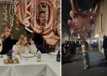 Francesco Totti festeggia i 10 anni della figlia Isabel con Noemi Bocchi: ecco dove