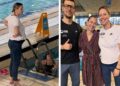 ''Era feliciona'': Federica Pellegrini col pancione di 8 mesi fa lezione di nuoto alla moglie di un noto dj e conduttore radiofonico, ecco chi