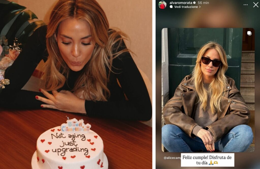 Alice Campello compie 31 anni: piccola festa in famiglia e la sorpresa degli auguri di Alvaro Morata, foto