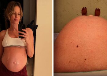 Federica Pellegrini mostra l’enorme pancione all’ottavo mese, l’imperdibile commento del marito Matteo: foto