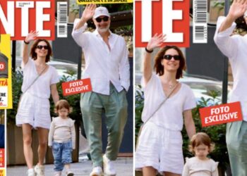 Raoul Bova e Beatrice Arnera passeggiano a Roma con la figlia di lei: sono già una famiglia, guarda