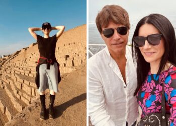 Laura Pausini in Perù si gode il successo del tour