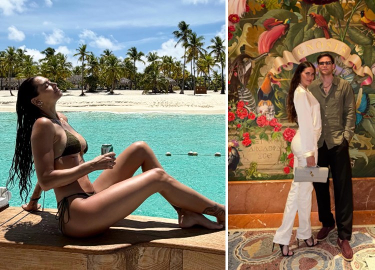 Melissa Satta e Carlo Beretta romantici a Miami