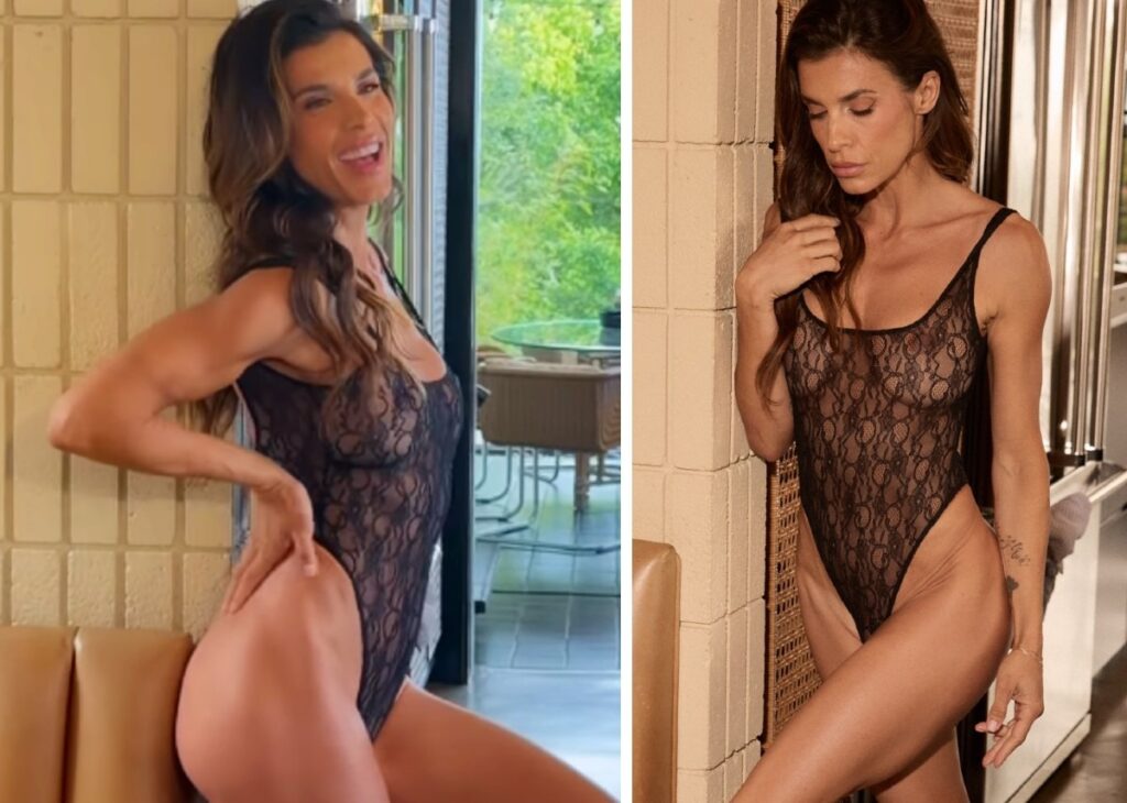 Elisabetta Canalis col body in pizzo trasparente si scopre tutta: a 47 anni è praticamente perfetta e sensualissima, guarda Elisabetta Canalis col body in pizzo trasparente si scopre tutta: a 47 anni è praticamente perfetta e sensualissima, guarda