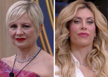 ''Lei deve andare fuori perché è violenta'': Paola Caruso contro Antonella Elia al GF Vip, è lite ''Lei deve andare fuori perché è violenta'': Paola Caruso contro Antonella Elia al GF Vip, è lite