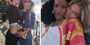 ''Amore mio'': Elodie e Franceska Nuredini inseparabili nel weekend con l’amica Diletta Leotta sul lago di Como, foto