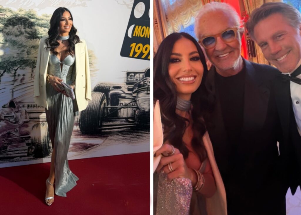 ''Tu sei una dea e meriti il meglio'': Elisabetta Gregoraci con l’abito argento al Goodwill Ambassador Award Gala a Monte Carlo, guarda