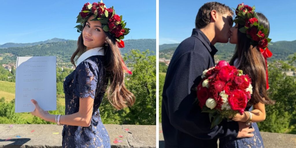 ''Orgoglioso di te'': Davide Bonolis è fiero della fidanzata Martina Dotti che si è laureata, foto ''Orgoglioso di te'': Davide Bonolis è fiero della fidanzata Martina Dotti che si è laureata, foto