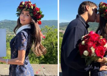 ''Orgoglioso di te'': Davide Bonolis è fiero della fidanzata Martina Dotti che si è laureata, foto
