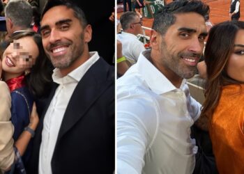 Giorgia Palmas e Filippo Magnini in festa per il diploma della figlia 17enne dell’ex velina Sofia, poi partenza per Parigi: foto