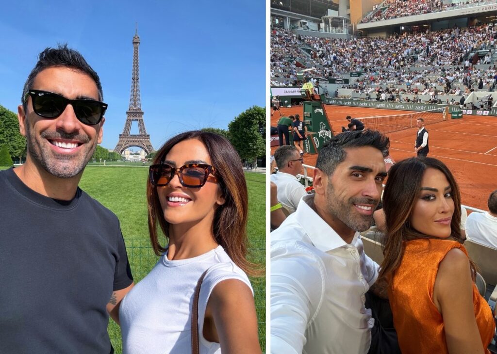 Giorgia Palmas e Filippo Magnini a Parigi Giorgia Palmas e Filippo Magnini a Parigi