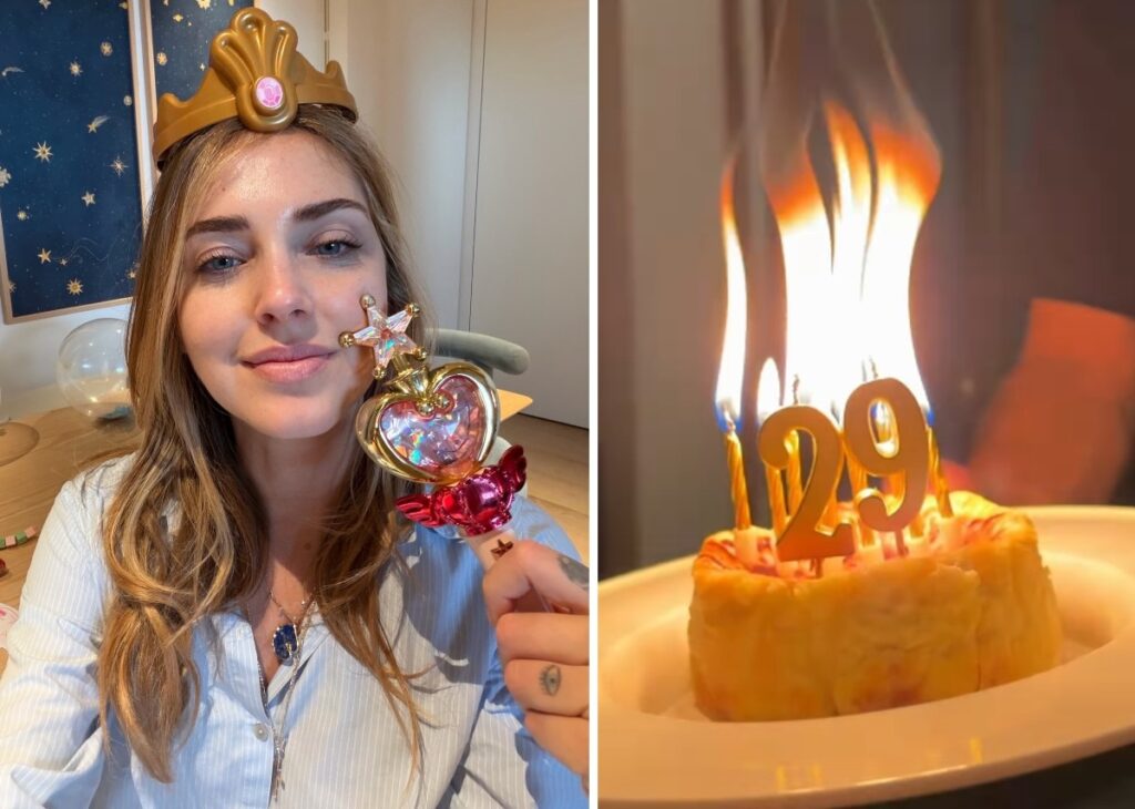 Chiara Ferragni compie 39 anni: la festa inizia a mezzanotte, ma sulle candeline c’è scritto 29, guarda Chiara Ferragni compie 39 anni: la festa inizia a mezzanotte, ma sulle candeline c’è scritto 29, guarda