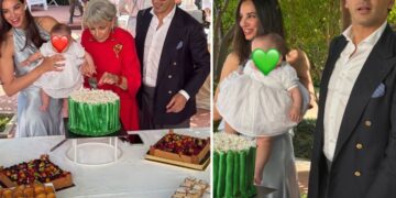 Francesca Chillemi celebra a Napoli il battesimo della figlia Esmeralda con il compagno Eugenio Grimaldi: le rare immagini