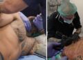 ''Il primo in Italia'': Francesco Chiofalo in tv mostra la sua operazione per il tatuaggio istantaneo e svela il disegno scelto, guarda