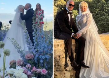 Micaela Ramazzotti ha sposato il personal trainer Claudio Pallitto in Umbria: guarda le foto delle nozze