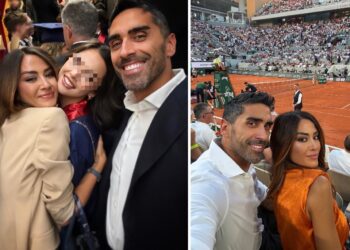 Giorgia Palmas e Filippo Magnini in festa per il diploma della figlia 17enne dell’ex velina Sofia, poi partenza per Parigi: foto