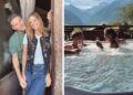 Daniele Bossari e Filippa Lagerback  festeggiano 8 anni di matrimonio