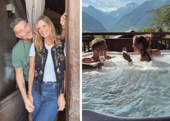 Daniele Bossari e Filippa Lagerback  festeggiano 8 anni di matrimonio