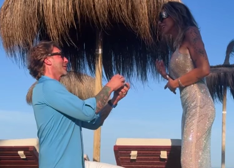 La proposta di matrimonio di Guendalina Canessa da parte del fidanzato Eros: guarda