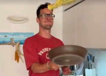 Federica Pellegrini mostra le abilità del marito Matteo Giunta in cucina Federica Pellegrini mostra le abilità del marito Matteo Giunta in cucina