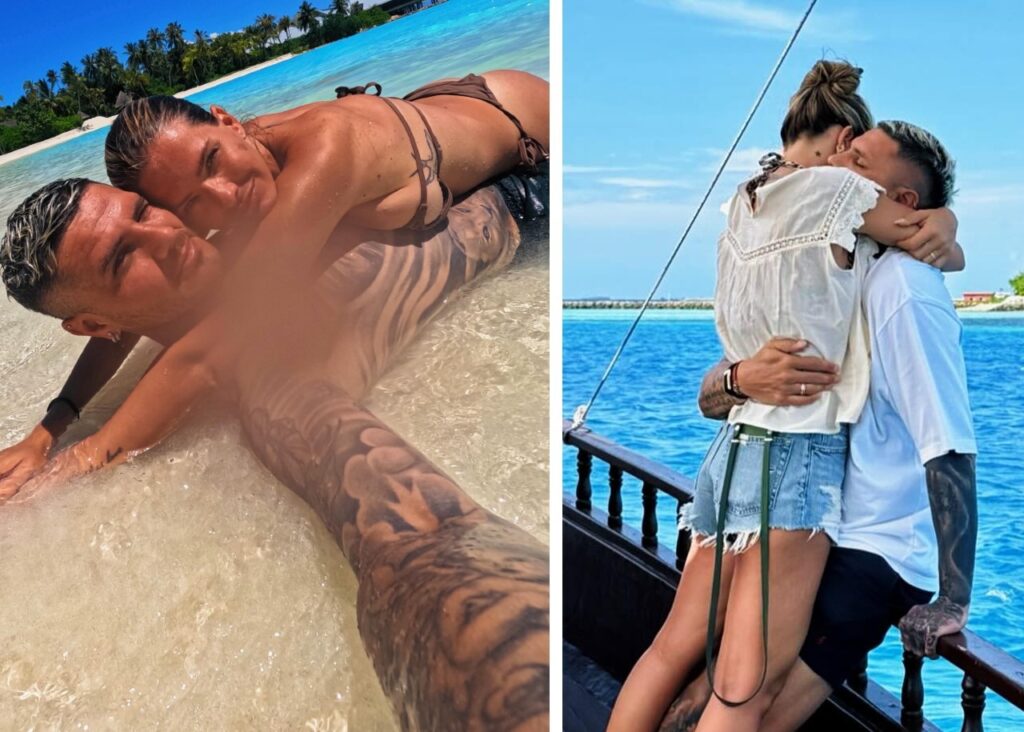 Mauro Icardi e Eugenia Suarez alle Maldive Mauro Icardi e Eugenia Suarez alle Maldive