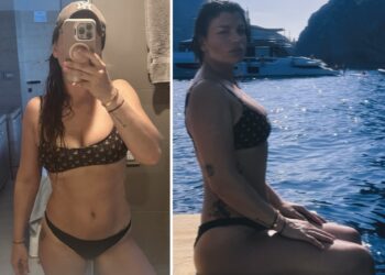 ''Amatevi e non ascoltate nessuno'': Emma Marrone in bikini dopo il body shaming sui social mostra gli addominali, guarda ''Amatevi e non ascoltate nessuno'': Emma Marrone in bikini dopo il body shaming sui social mostra gli addominali, guarda