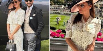 Bianca Guaccero e Giovanni Pernice al Royal Ascot: la coppia conquista gli spalti dell’evento più glamour d’Inghilterra