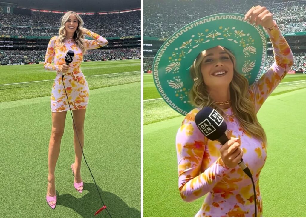 Diletta Leotta a un mese dal secondo parto in Messico per il Mondiale: regina della tv su Dazn coi suoi look, guarda Diletta Leotta a un mese dal secondo parto in Messico per il Mondiale: regina della tv su Dazn coi suoi look, guarda