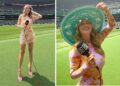 Diletta Leotta a un mese dal secondo parto in Messico per il Mondiale: regina della tv su Dazn coi suoi look, guarda