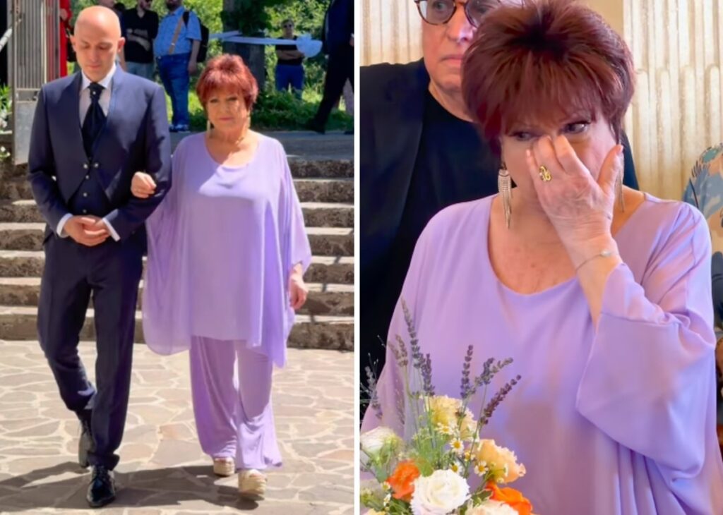 Orietta Berti accompagna il figlio all’altare e non trattiene le lacrime: emozione alle stelle per le nozze di Otis Orietta Berti accompagna il figlio all’altare e non trattiene le lacrime: emozione alle stelle per le nozze di Otis