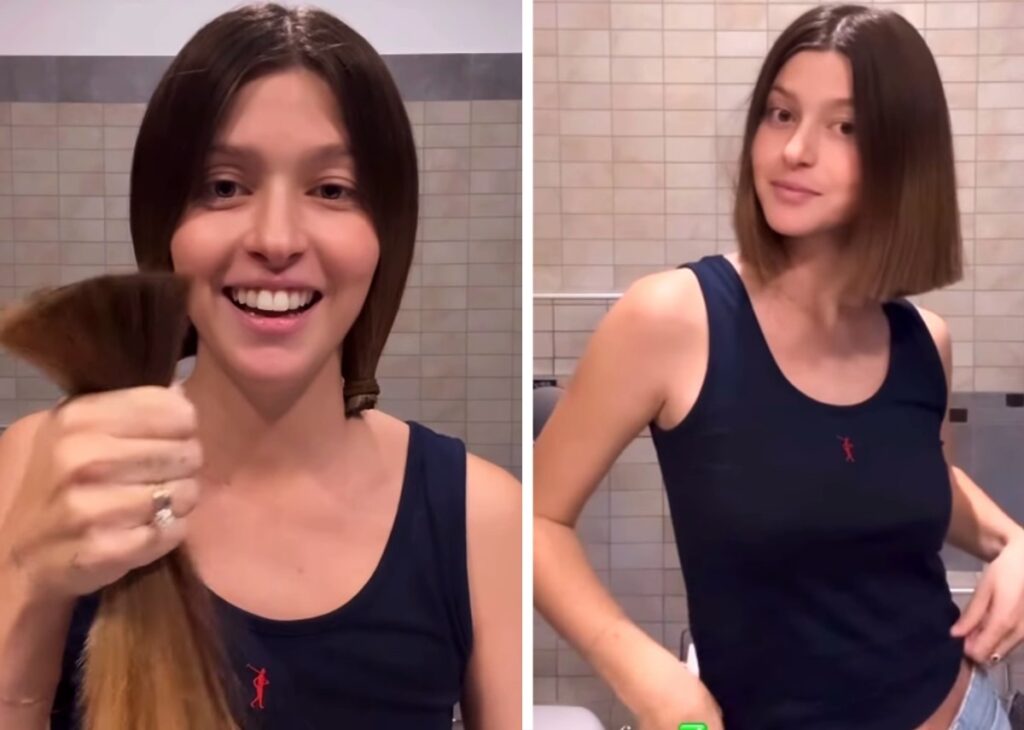 ''Questa settimana ho la mia seconda ‘infusione’'': Natalia Paragoni dopo la diagnosi di tumore taglia i capelli da sola e parla della chemio